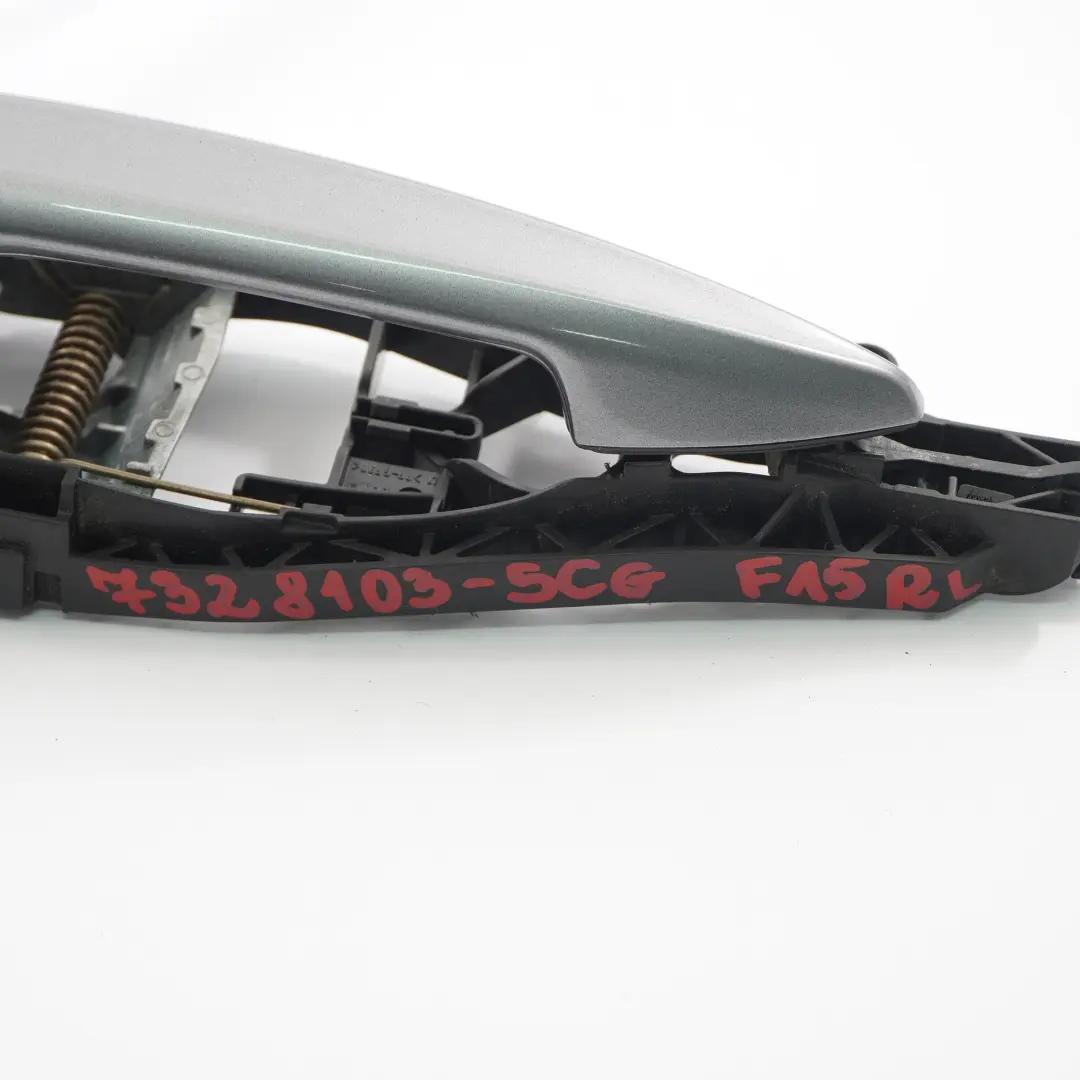 BMW X5 F15 Door Handle Rear Left N/S Outside Grab Space Grey Metallic - A52 - SKU 7328103-SCG1 - Part number 7328103