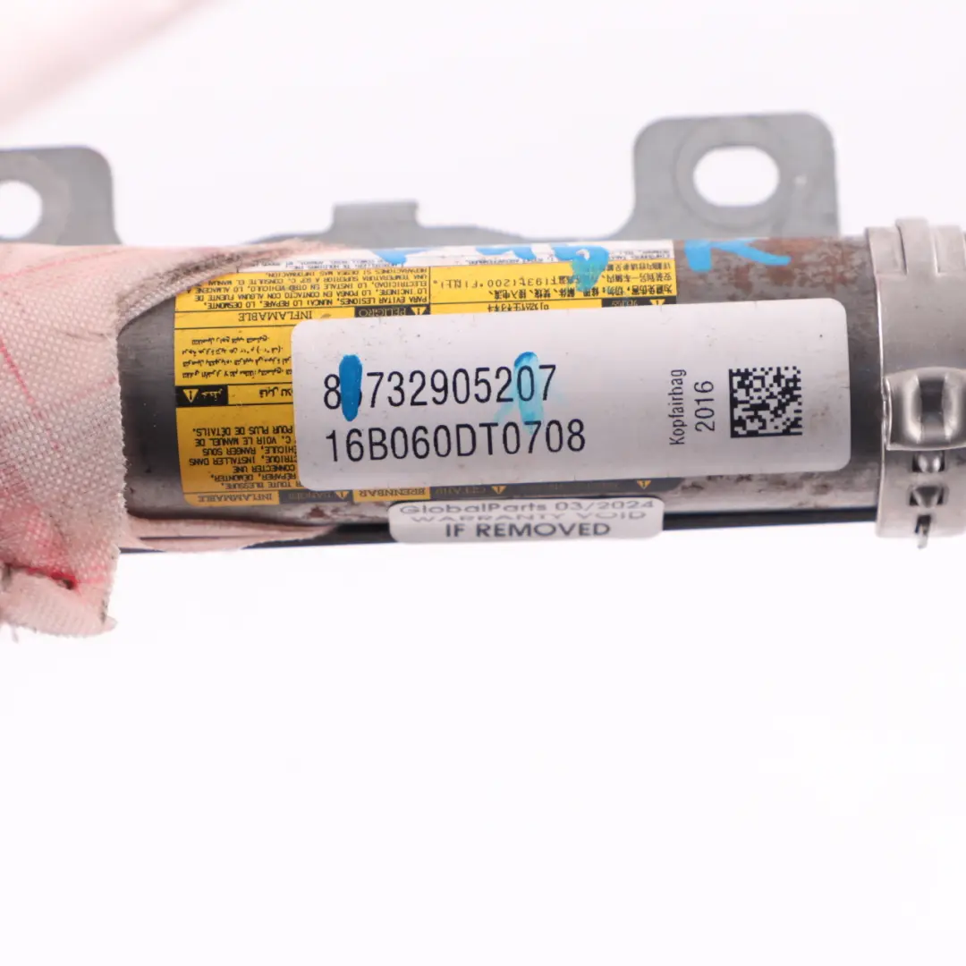 Kurtyna Poduszka Airbag Prawa Prawy do BMW F46 o numerze 7329052 BMW F46 Kurtyna Poduszka Airbag Prawa Prawy - SKU 7329052 - Numer Części 7329052