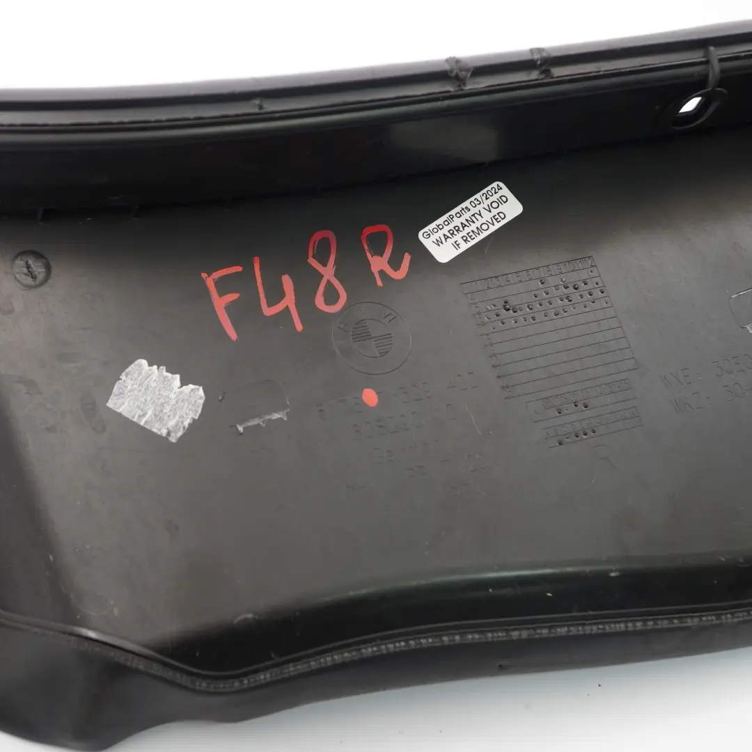 BMW X1 F48 Guarnizione pannello laterale cofano superiore destro tenuta - SKU 7329400 - Numero di parte 7329400