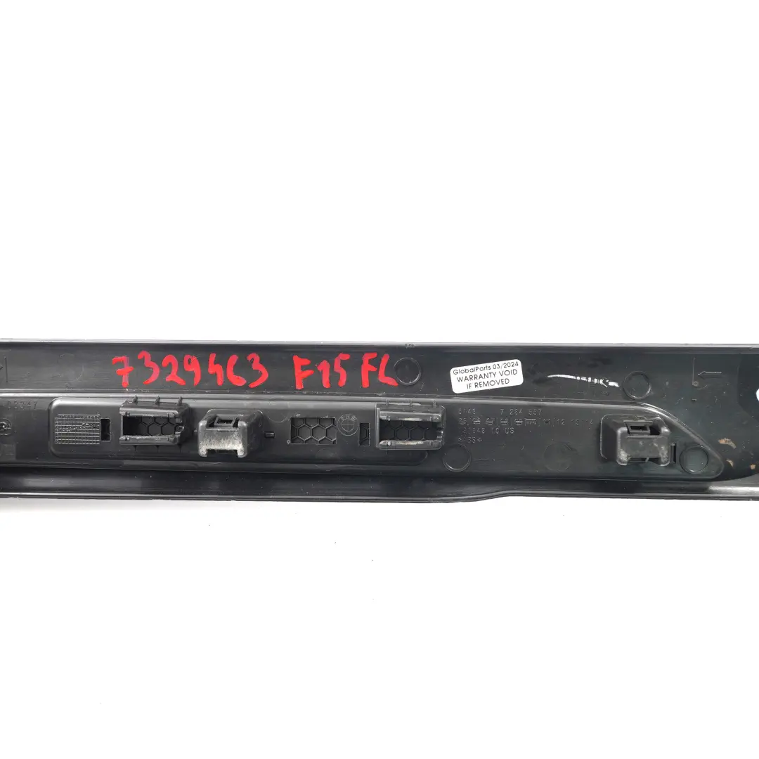 BMW F15 F16 Listwa Nakładka Progowa Drzwi Lewy Przód M Sport 7284557 - SKU 7329463 - Numer Części 7329464