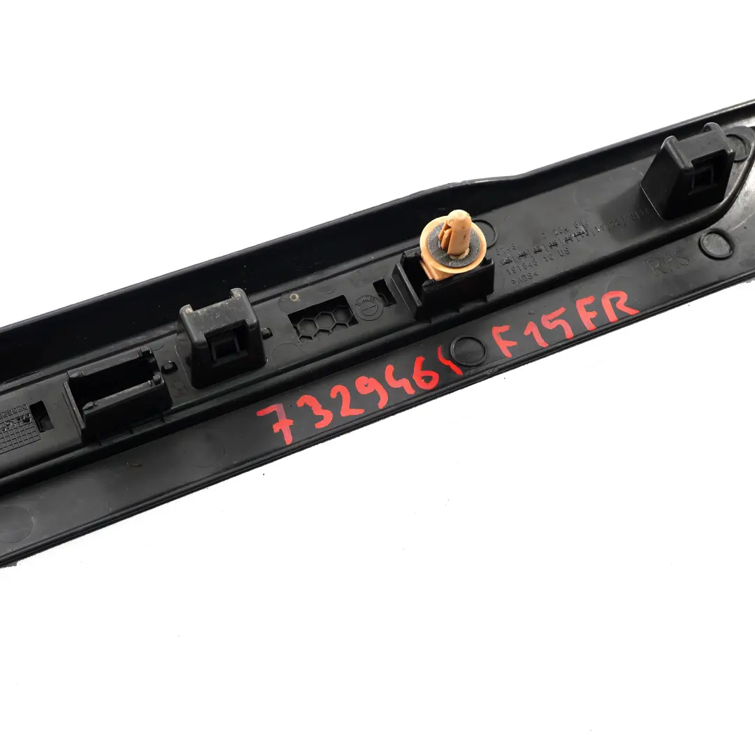 Puerta Delantera Entrada Cubierta Tira Trim Derecha M Sport 7284558 para BMW F15 F16 con número de pieza 7329464 BMW F15 F16 Puerta Delantera Entrada Cubierta Tira Trim Derecha M Sport 7284558 - SKU 7329464 - Número de pieza 7329464