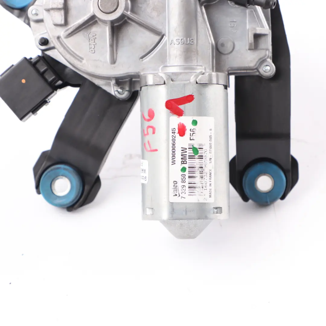 Window Wiper Motor Actuator to Mini Cooper One F55 F56 Rear with Part number 7329850 Mini Cooper One F55 F56 Rear Window Wiper Motor Actuator - SKU 7329850-1 - Part number 7329850