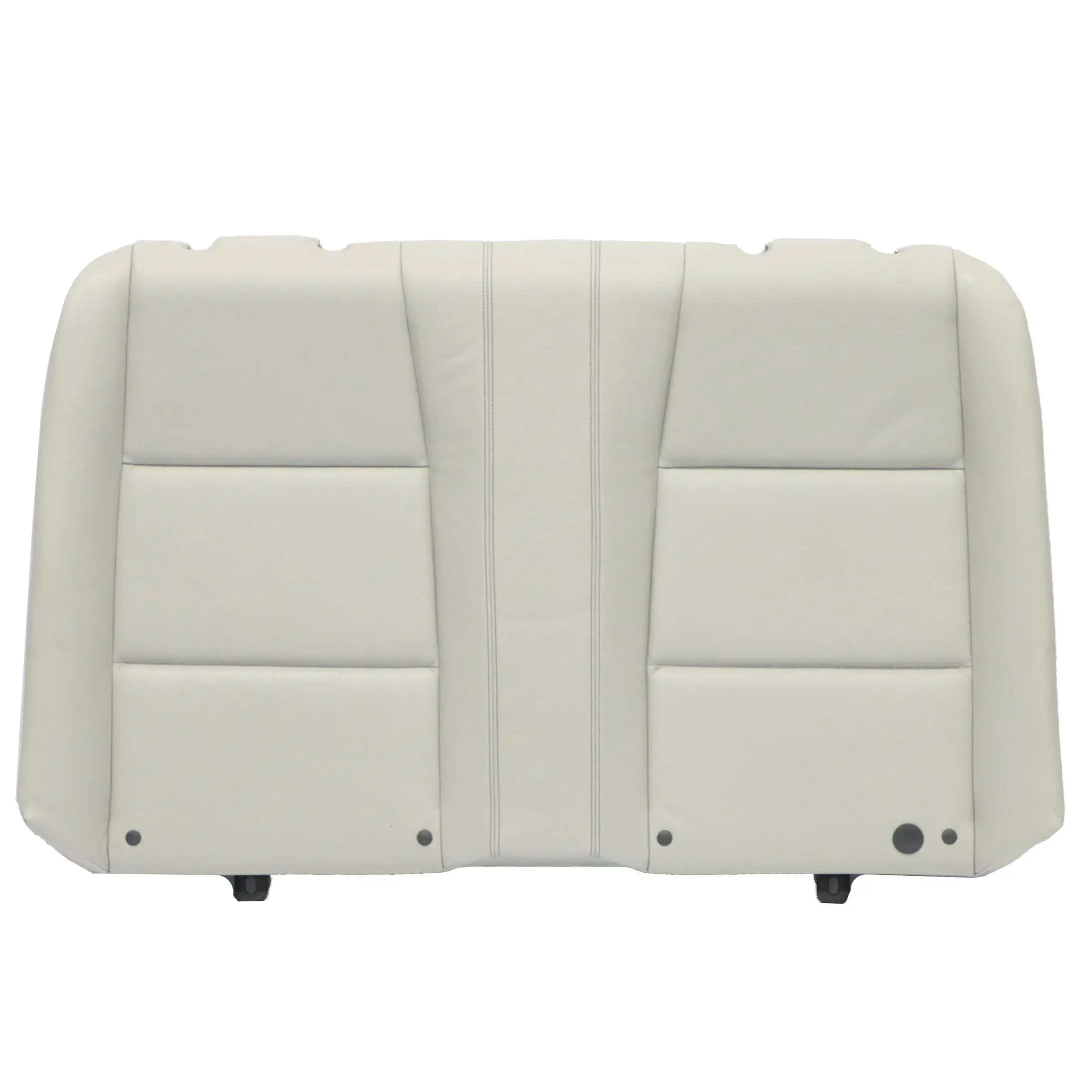 BMW E88 Convertible Asiento Trasero Banco Respaldo Cubierta Cuero Gris Perla