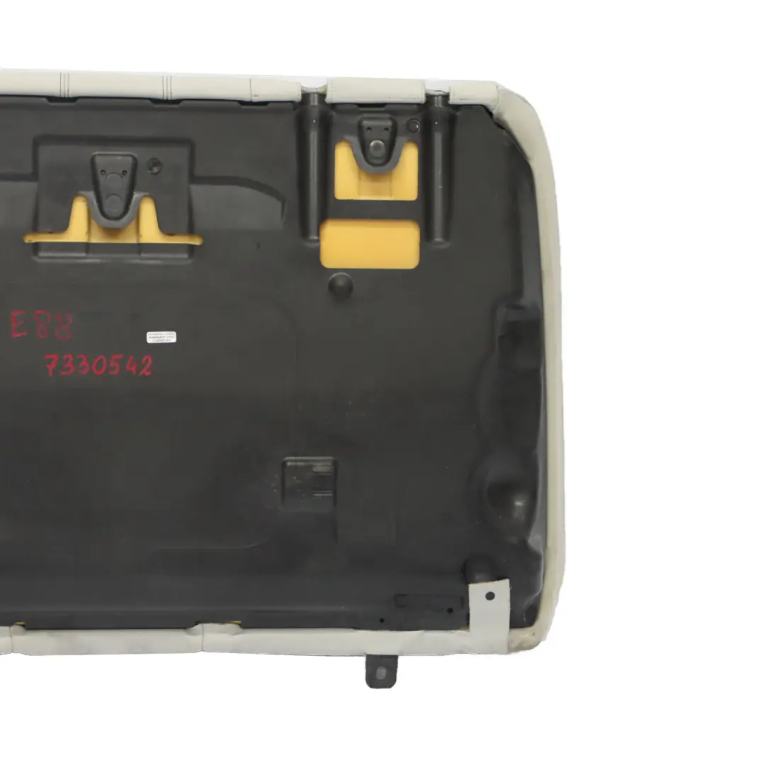 Bench Backrest Cover Leather Boston Pearl Grey to BMW E88 Convertible Rear Seat with Part number 7330542 BMW E88 Convertible Rear Seat Bench Backrest Cover Leather Boston Pearl Grey - SKU 7330542 - Part number 7330542