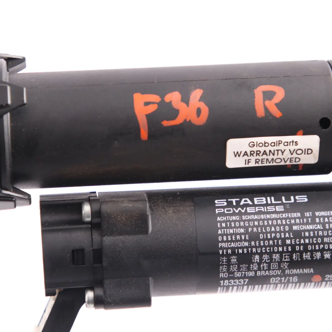 BMW F36 Broche Entraînement Couvercle de coffre arrière droit 2586402 - SKU 7330628 - Numéro de pièce 7330628