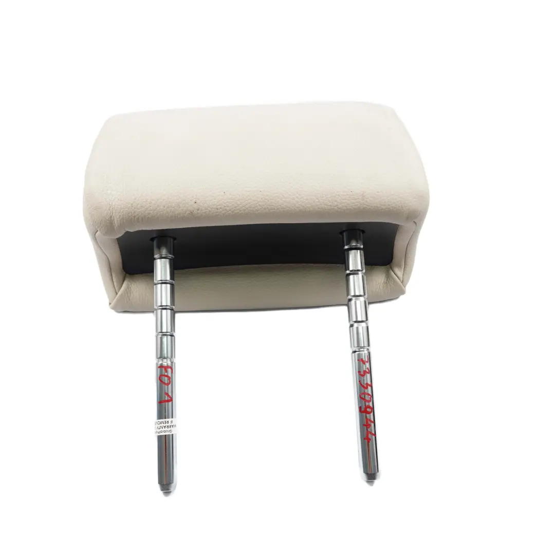 Appui-tete de siege arriere en cuir Dakota Ivory White pour BMW F01 F02 à propos du numéro de pièce 7330944 BMW F01 F02 Appui-tete de siege arriere en cuir Dakota Ivory White - SKU 7330944 - Numéro de pièce 7330944