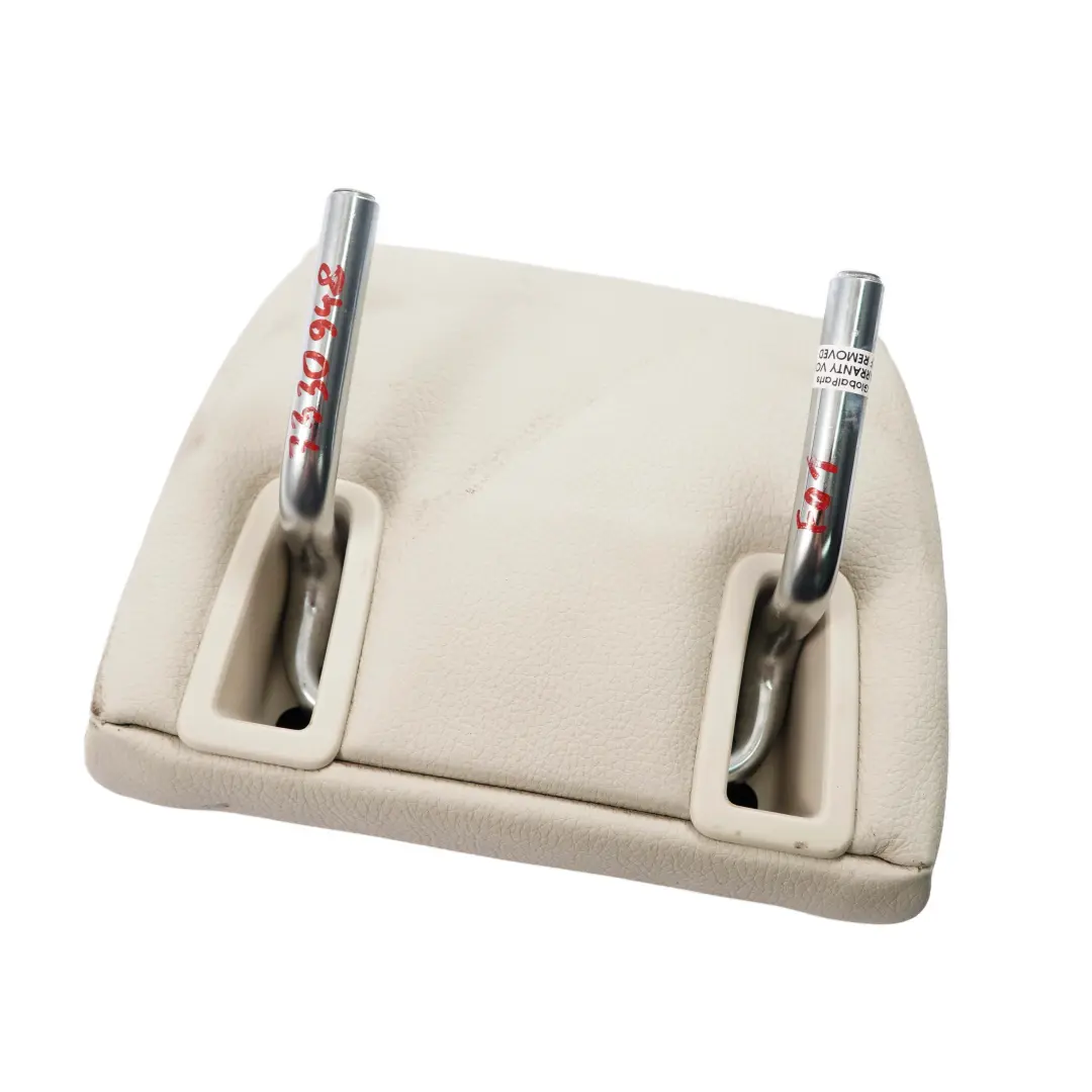 BMW F01 F02 Appuie-Tête Arrière Central Cuir Dakota Ivoire Blanc - SKU 7330948 - Numéro de pièce 7330948