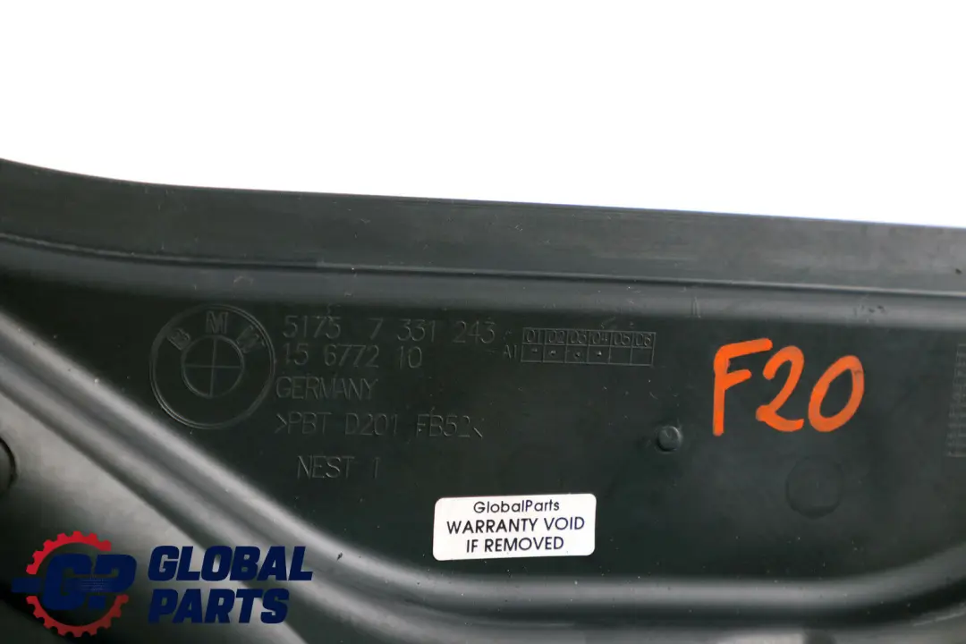 Compartimento Superior Unidades Pared Área Divisoria para BMW F20 F21 F30 F31 con número de pieza 7331243 BMW F20 F21 F30 F31 Compartimento Superior Unidades Pared Área Divisoria - SKU 7331243 - Número de pieza 7331243