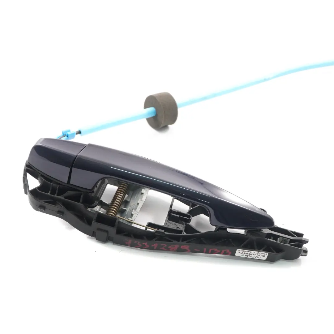 Left N/S Exterior Door Handle Outside Grab Imperial Blue A89 to BMW F45 Rear with Part number 7331289 BMW F45 Rear Left N/S Exterior Door Handle Outside Grab Imperial Blue A89 - SKU 7331289-IBB - Part number 7331289