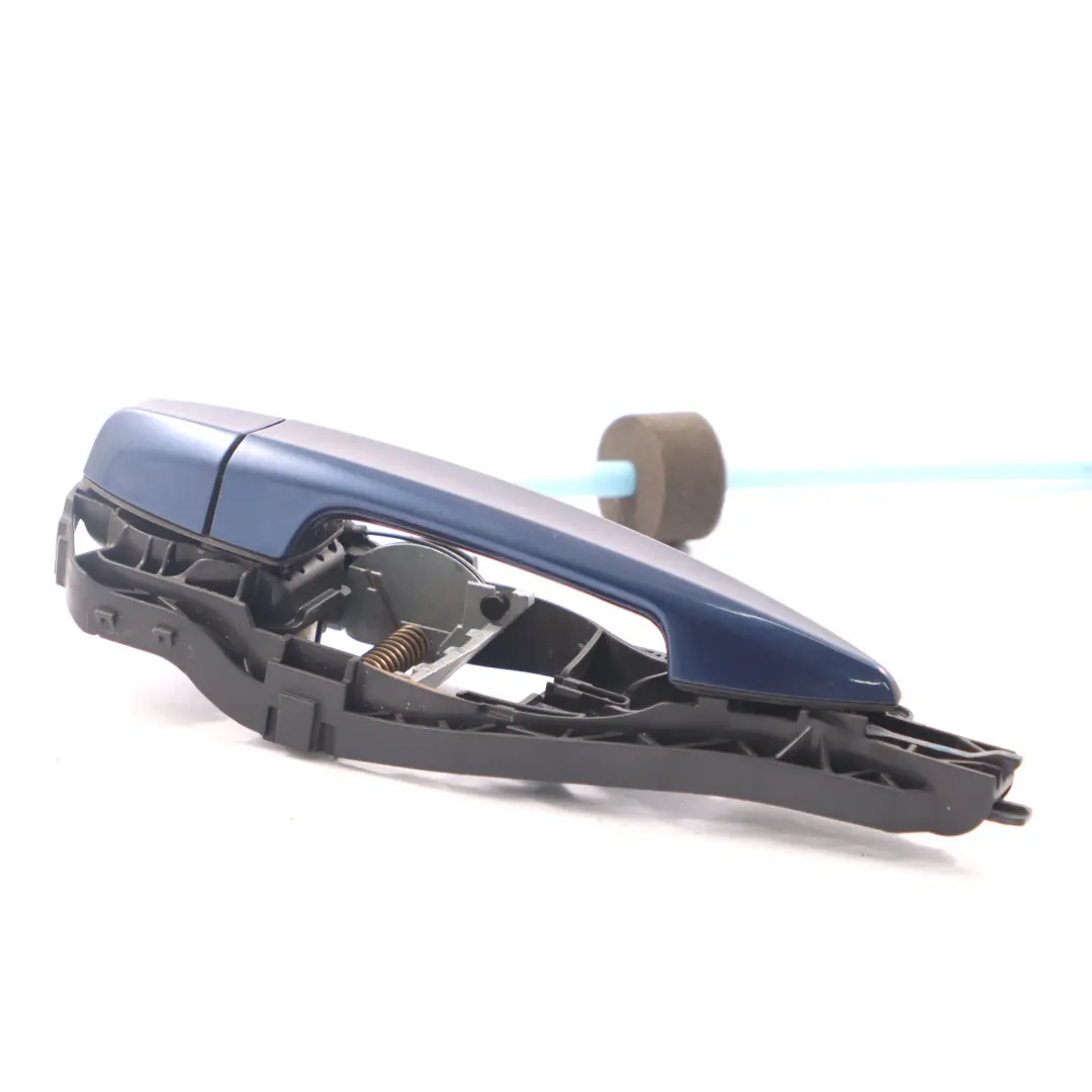 BMW F45 Tür griff hinten links Außen griff Mediterran Blau Metallic - C10 - SKU 7331289-MED - Teilenummer 7331289