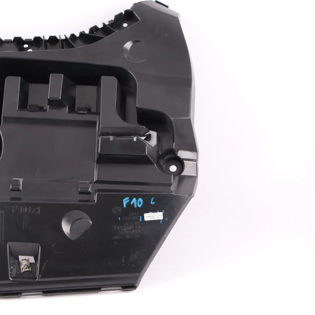  Supporto paraurti BMW F10 LCI Staffa posteriore sinistra montaggio - SKU 7331607 - Numero di parte 7331607