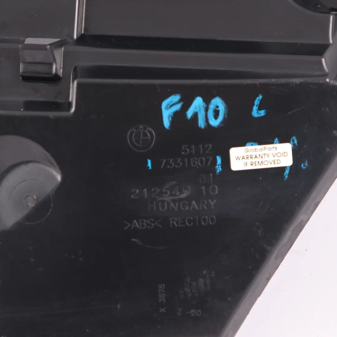  Supporto paraurti BMW F10 LCI Staffa posteriore sinistra montaggio - SKU 7331607 - Numero di parte 7331607