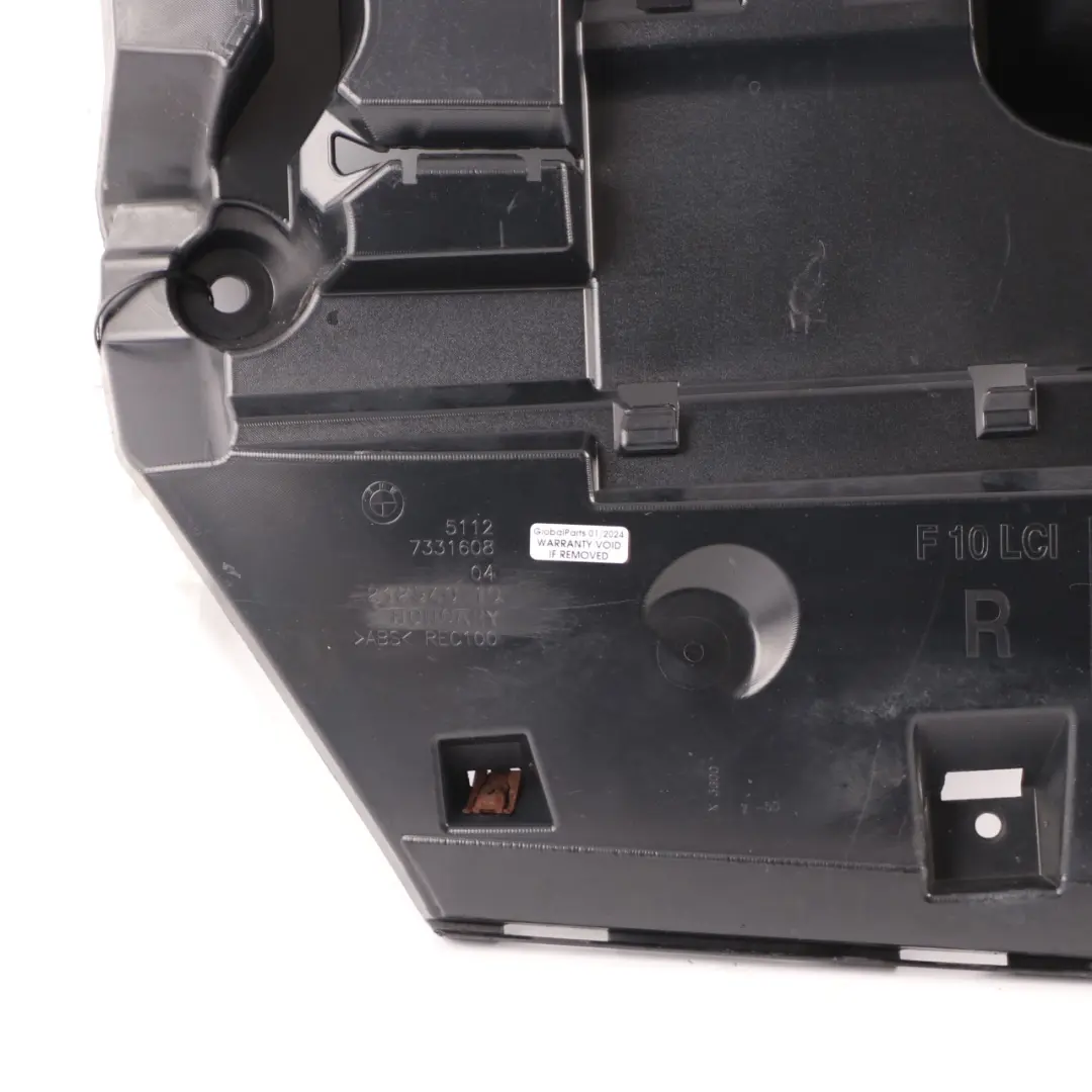 Support de pare-chocs arrière droit pour BMW F10 LCI à propos du numéro de pièce 7331608 BMW F10 LCI Support de pare-chocs arrière droit - SKU 7331608 - Numéro de pièce 7331608