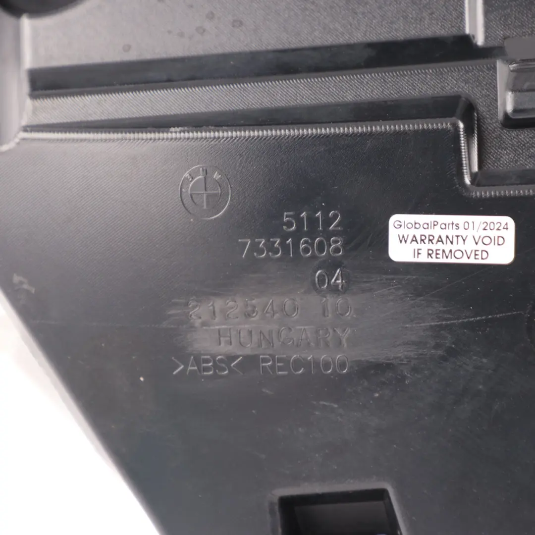 BMW F10 LCI Ślizg Zderzaka Tylnego Mocowania Prawe - SKU 7331608 - Numer Części 7331608