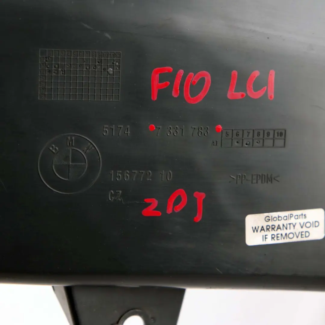 BMW F10 F11 LCI Conduit d'aération avant gauche Frein - SKU 7331783 - Numéro de pièce 7331783	