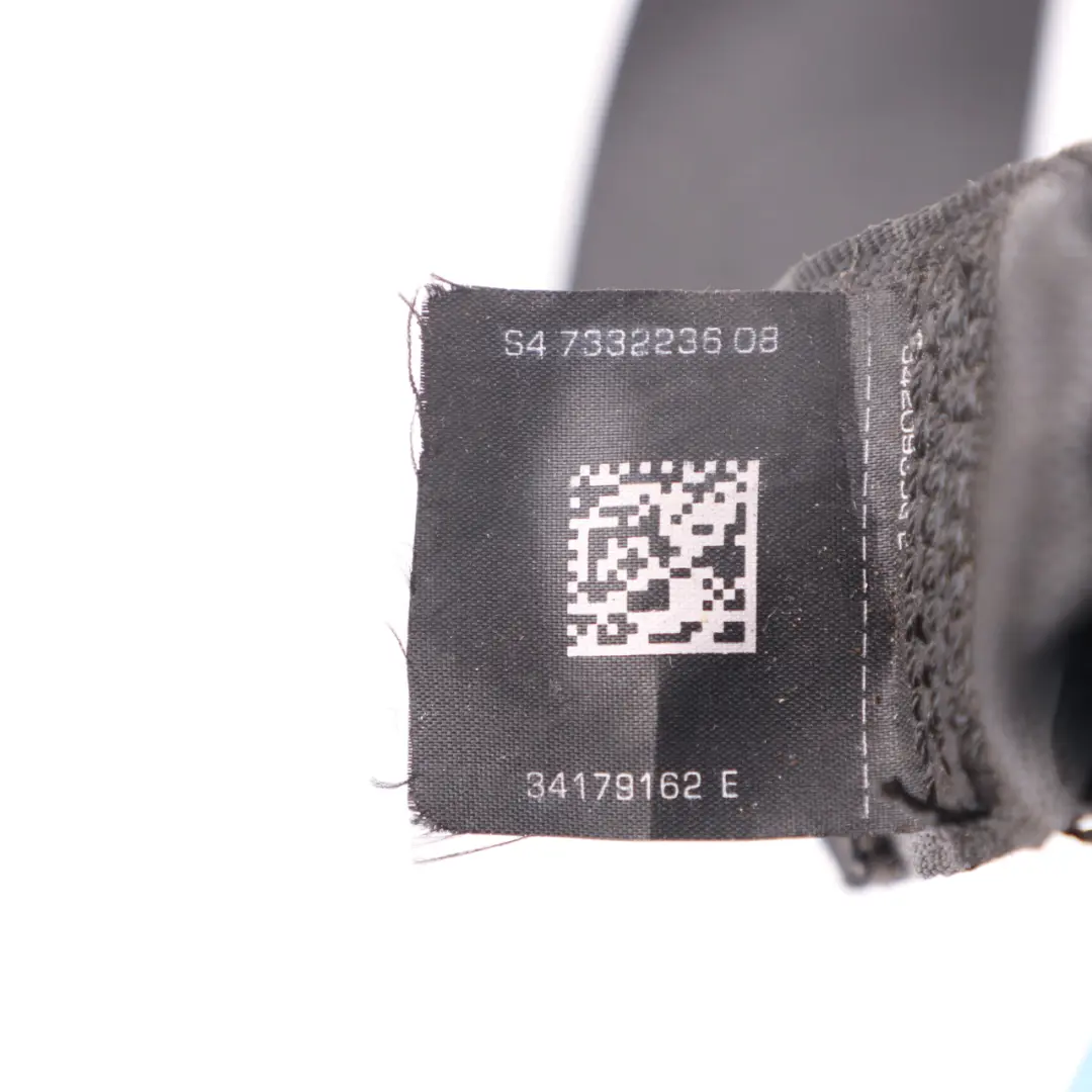 BMW F46 Seat Belt Rear Right O/S Upper Seatbelt Black - SKU 7332236 - Part number 7332236