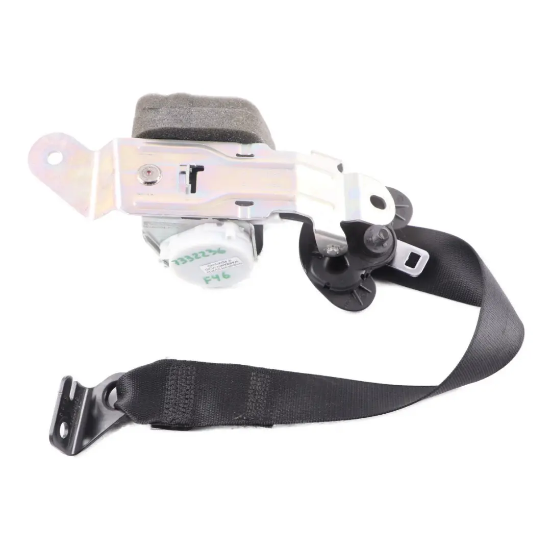 Belt Rear Right O/S Upper Seatbelt Black to BMW F46 Seat with Part number 7332236 BMW F46 Seat Belt Rear Right O/S Upper Seatbelt Black - SKU 7332236 - Part number 7332236