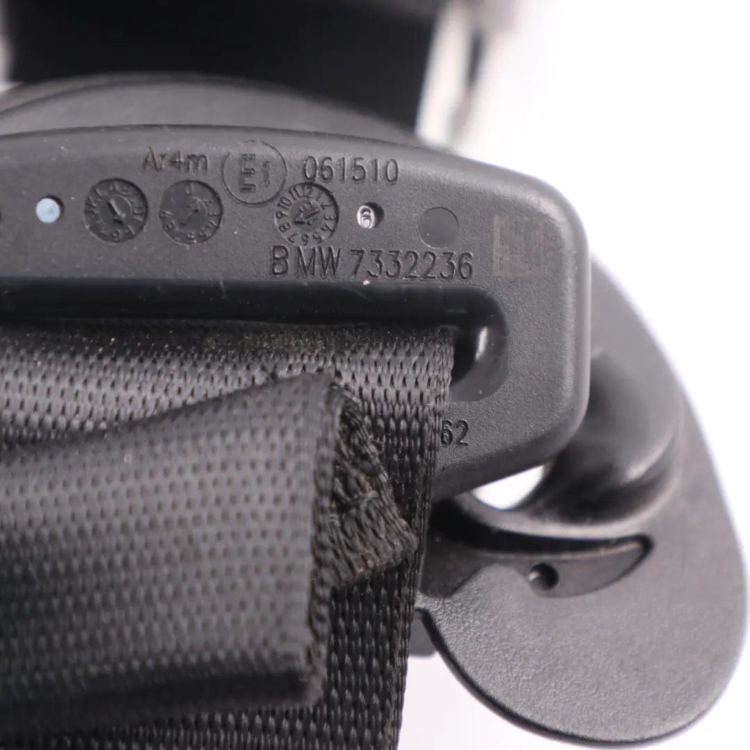 BMW F46 Sicherheitsgurt hinten rechts oberer Sicherheitsgurt schwarz - SKU 7332236 - Teilenummer 7332236