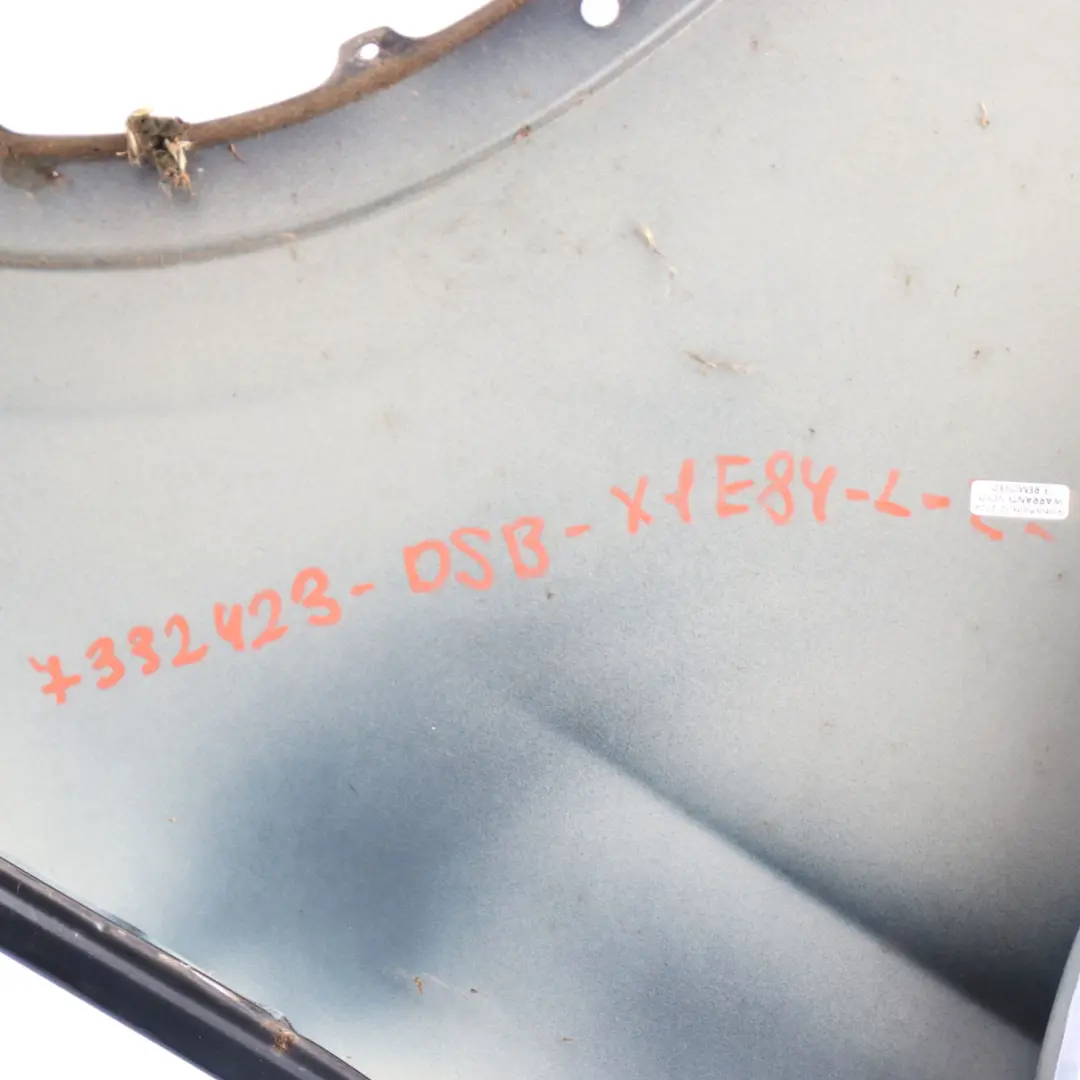 Front Left N/S Side Panel Fender Wing Tiefseeblau Blue Metallic - A76 to BMW X1 E84 with Part number 7332423 BMW X1 E84 Front Left N/S Side Panel Fender Wing Tiefseeblau Blue Metallic - A76 - SKU 7332423-DSB - Part number 7332423