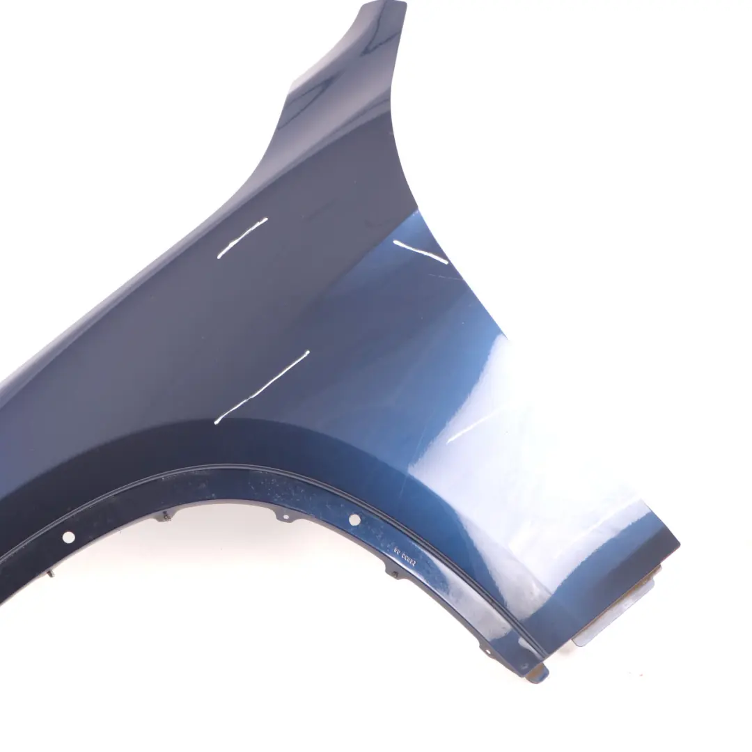 BMW X1 E84 Front Left N/S Side Panel Fender Wing Tiefseeblau Blue Metallic - A76 - SKU 7332423-DSB - Part number 7332423