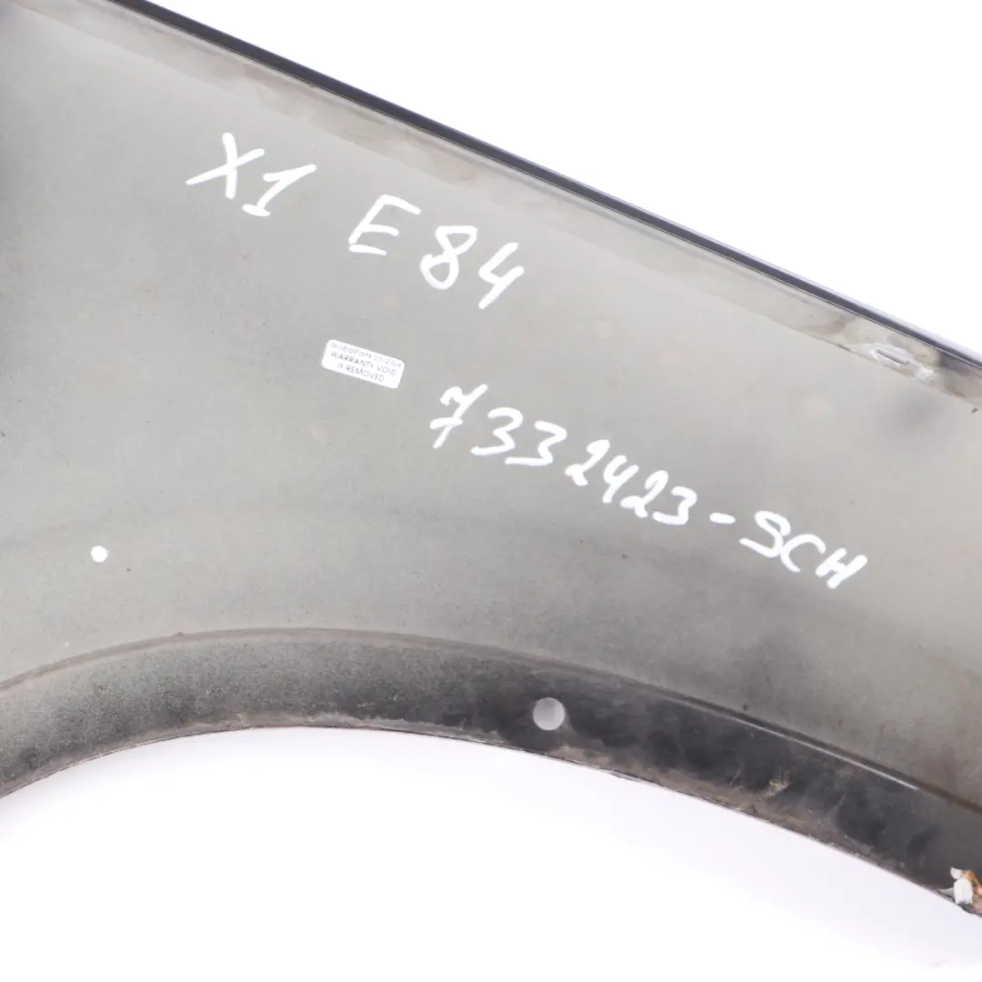 Side Wing Panel BMW X1 E84 Front Left N/S Fender Schwarz 2 Black - 668 to with Part number 7332423 Side Wing Panel BMW X1 E84 Front Left N/S Fender Schwarz 2 Black - 668 - SKU 7332423-SCH - Part number 7332423