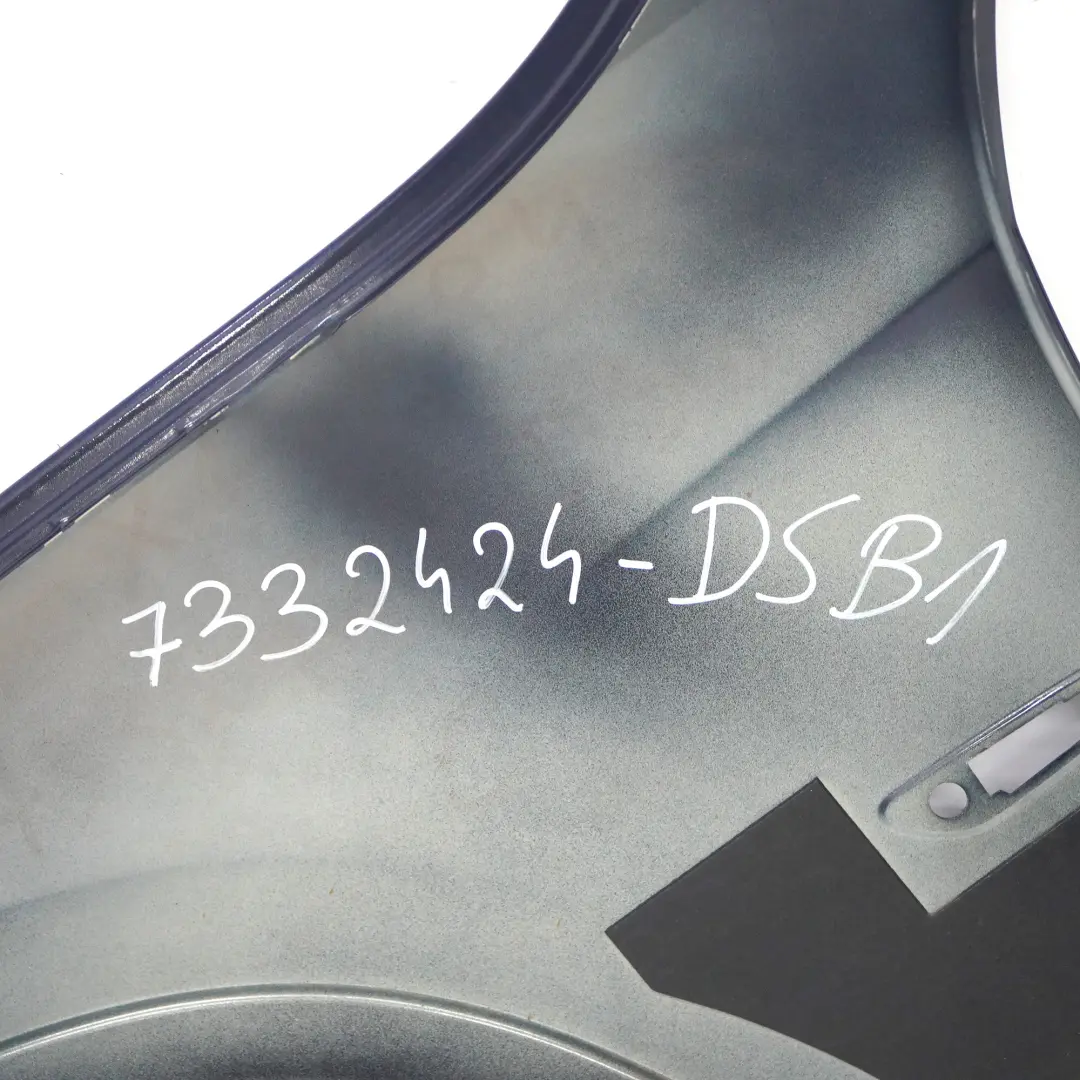 Side Wing Panel BMW X1 E84 Front Right O/S Fender Tiefseeblau Blue Metallic A76 to with Part number 7332424 Side Wing Panel BMW X1 E84 Front Right O/S Fender Tiefseeblau Blue Metallic A76 - SKU 7332424-DSB1 - Part number 7332424