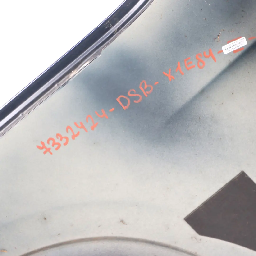 Side Wing Panel BMW X1 E84 Front Right O/S Fender Tiefseeblau Blue Metallic A76 to with Part number 7332424 Side Wing Panel BMW X1 E84 Front Right O/S Fender Tiefseeblau Blue Metallic A76 - SKU 7332424-DSB - Part number 7332424