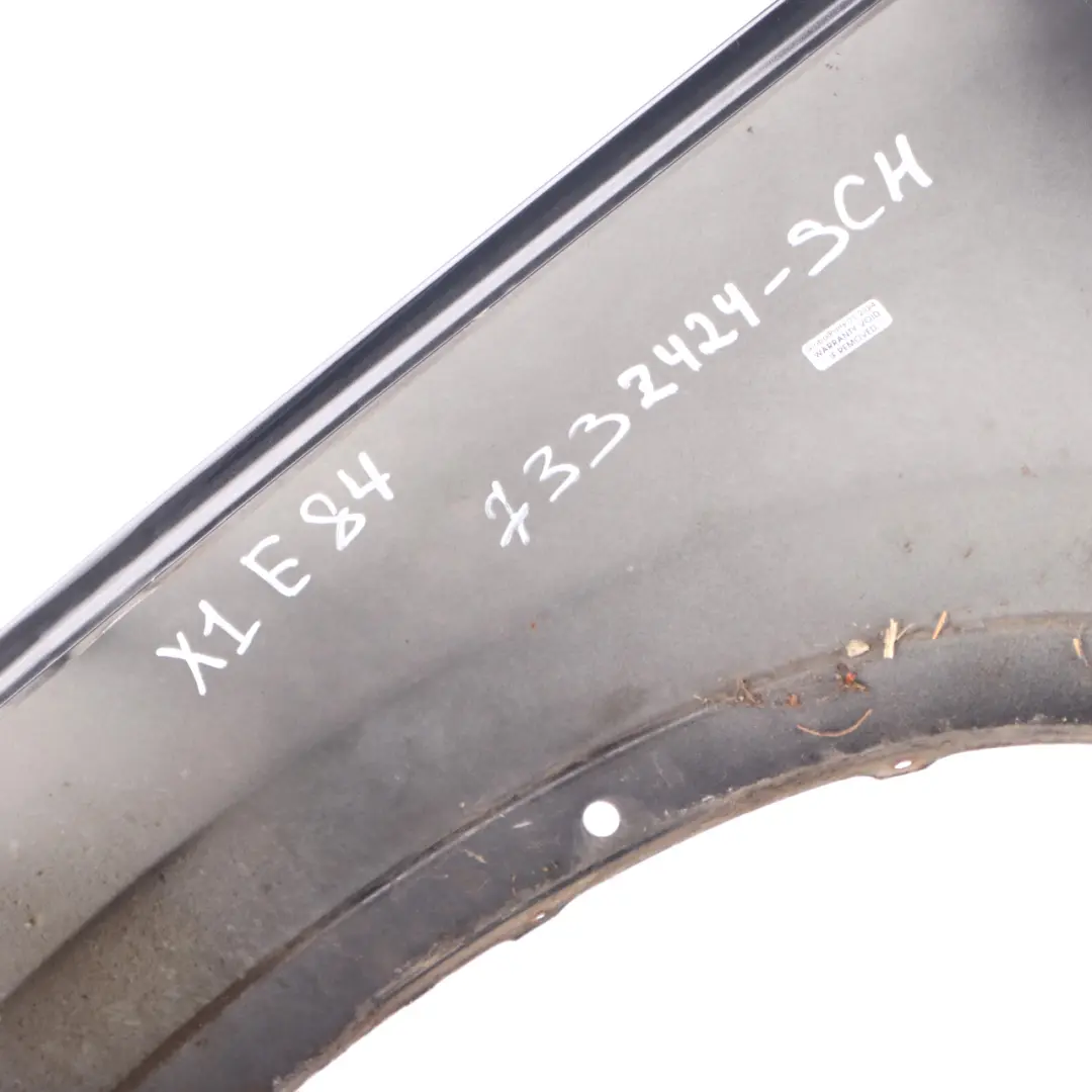 BMW X1 E84 Błotnik Prawy Przedni Schwarz 2 - 668 - SKU 7332424-SCH - Numer Części 7332423