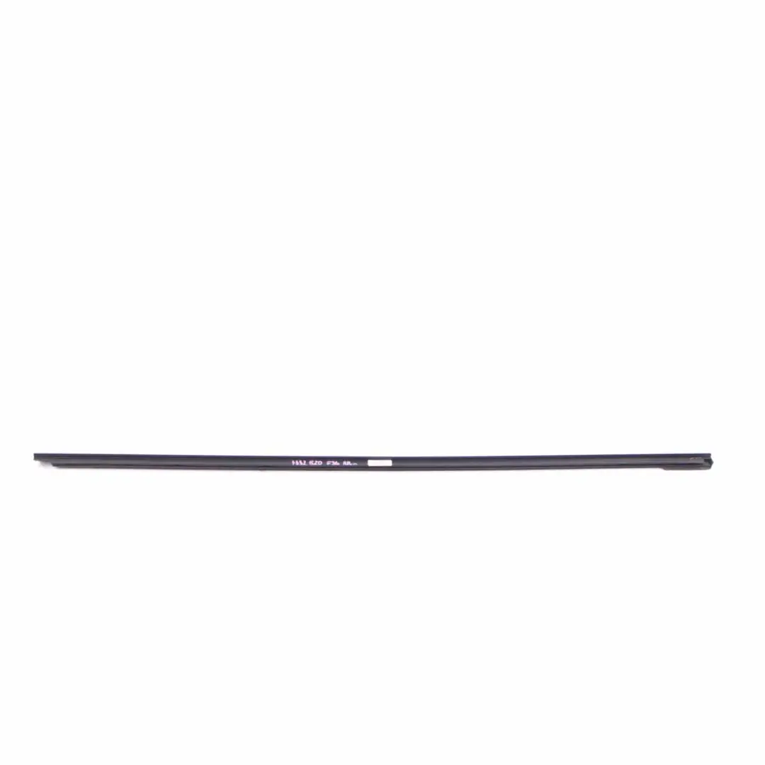BMW F36 Channel Cover Strip Rear Right Door O/S Outer Cover Black Gloss - SKU 7332520 - Part number 7332520
