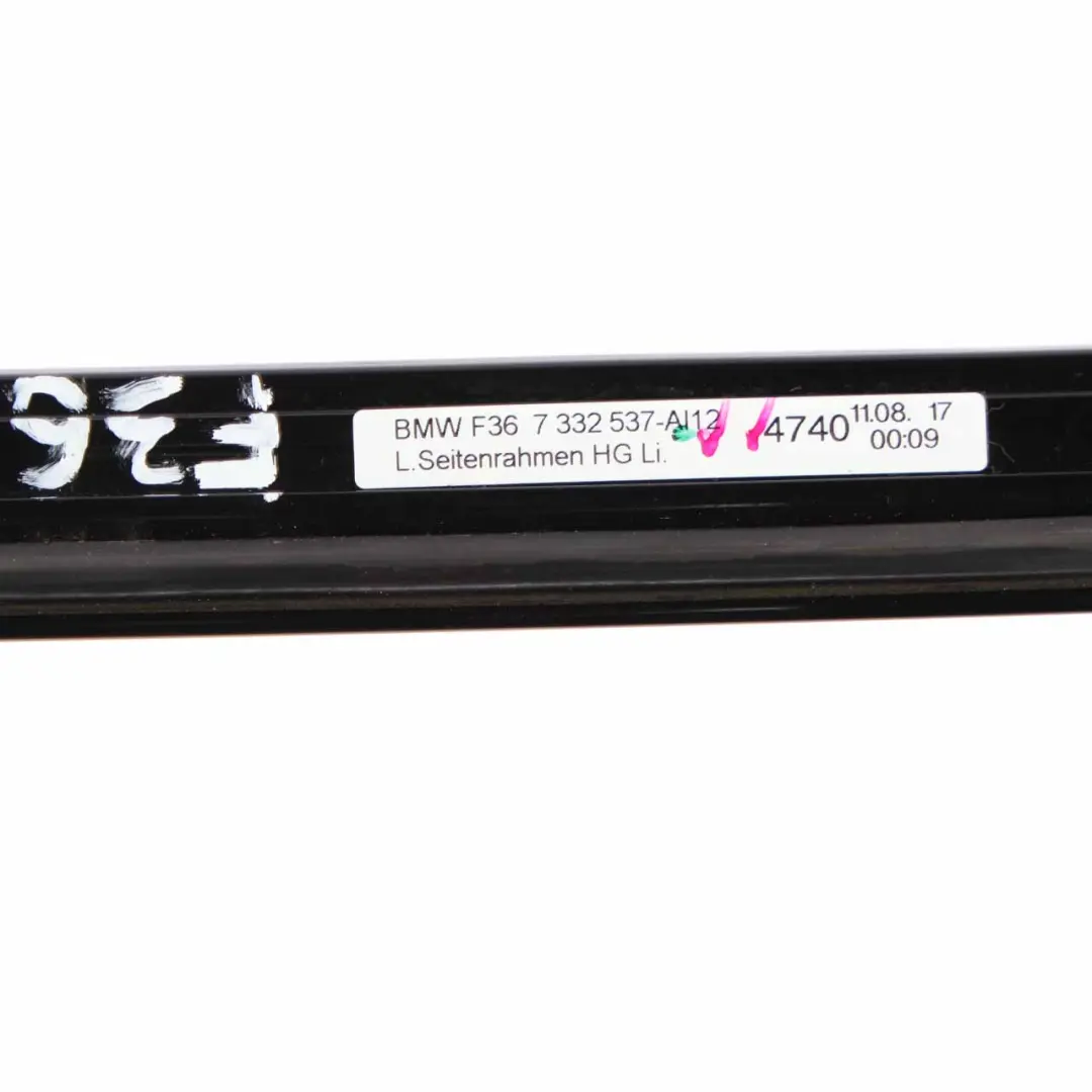  Cornice laterale Finisher BMW F36 anteriore sinistra destra striscia nero Set - SKU 7332537-1 - Numero di parte 7332537