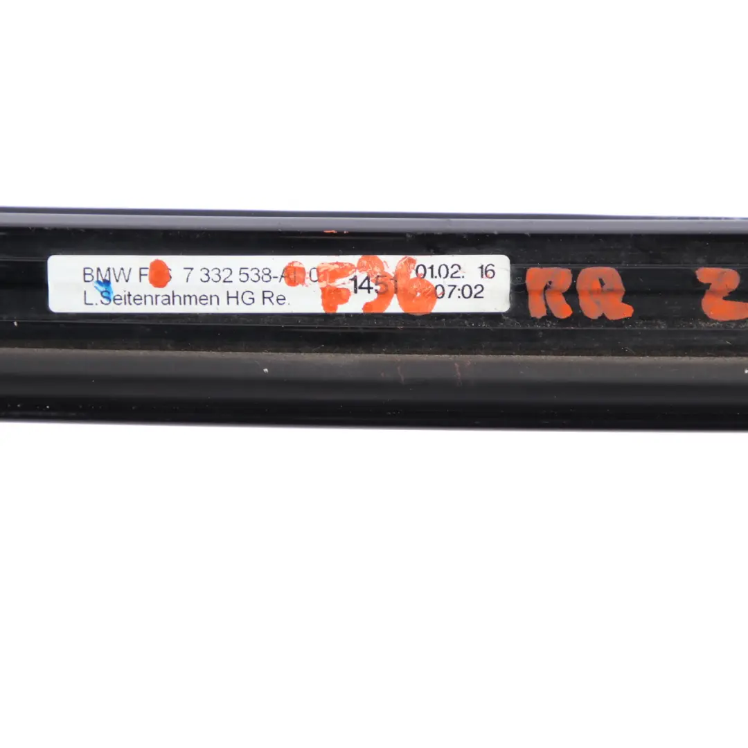 Side Frame Finisher BMW F36 Front Right O/S Door Window Trim Strip Black to with Part number 7332538 Side Frame Finisher BMW F36 Front Right O/S Door Window Trim Strip Black - SKU 7332538 - Part number 7332538
