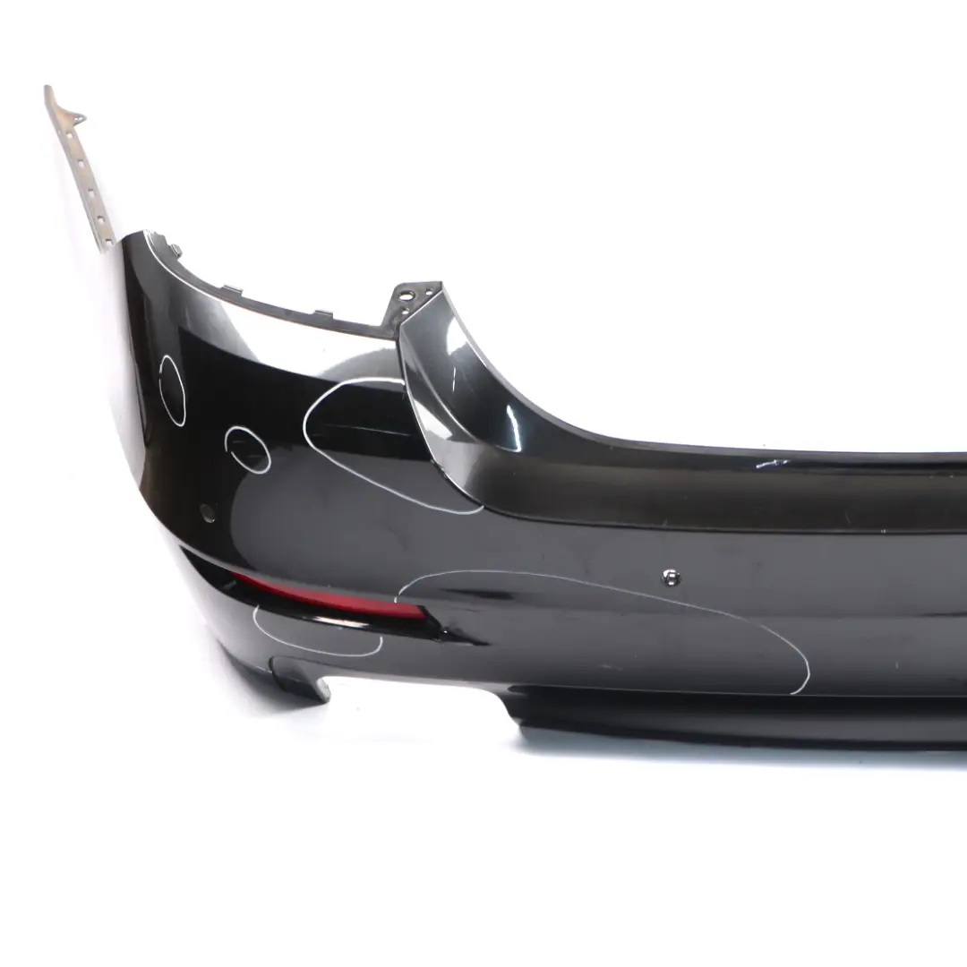 BMW F10 LCI Rear Bumper Panel PDC Sophistograu Grey Metallic - A90 - SKU 7332764-SOP - Part number 7332764