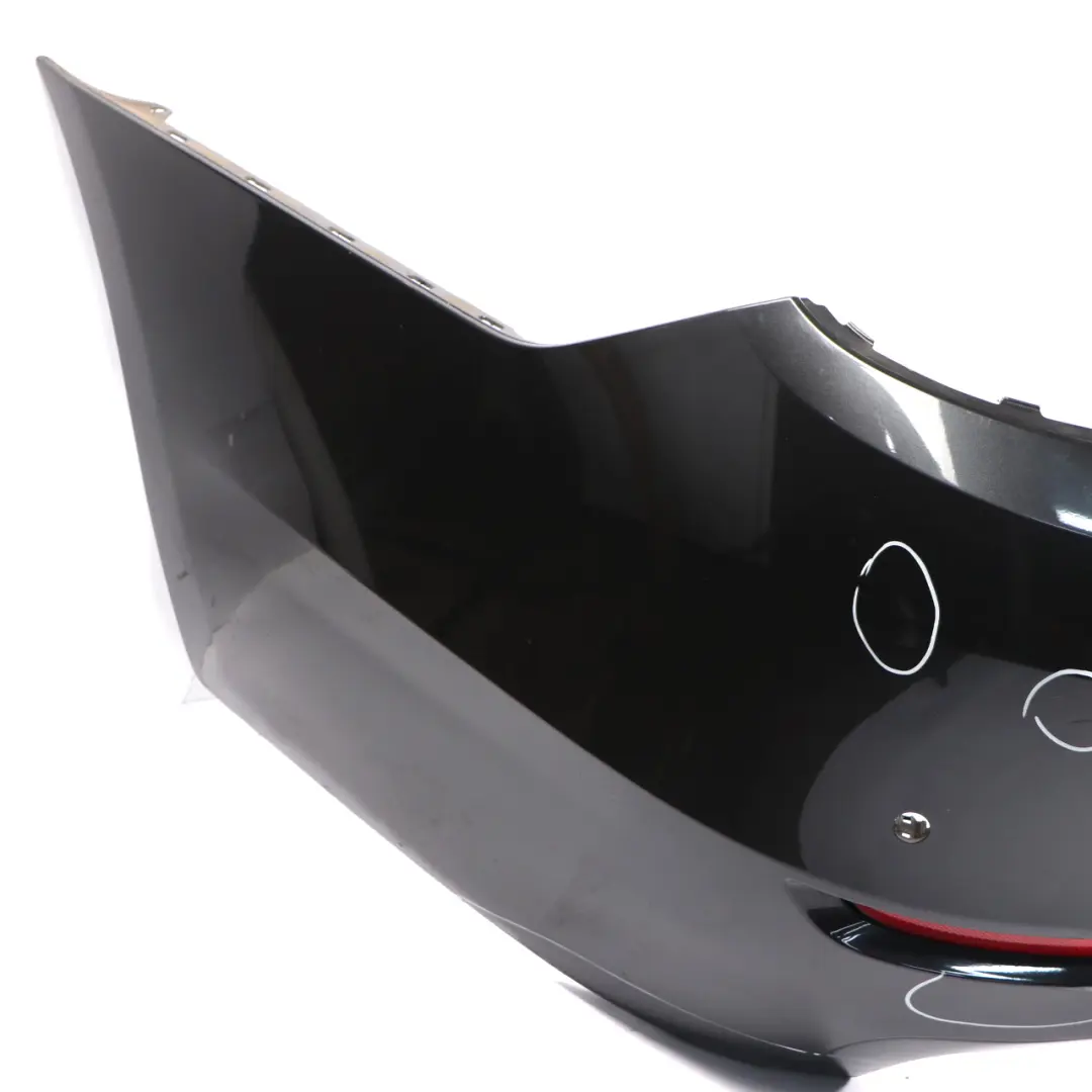 BMW F10 LCI Rear Bumper Panel PDC Sophistograu Grey Metallic - A90 - SKU 7332764-SOP - Part number 7332764