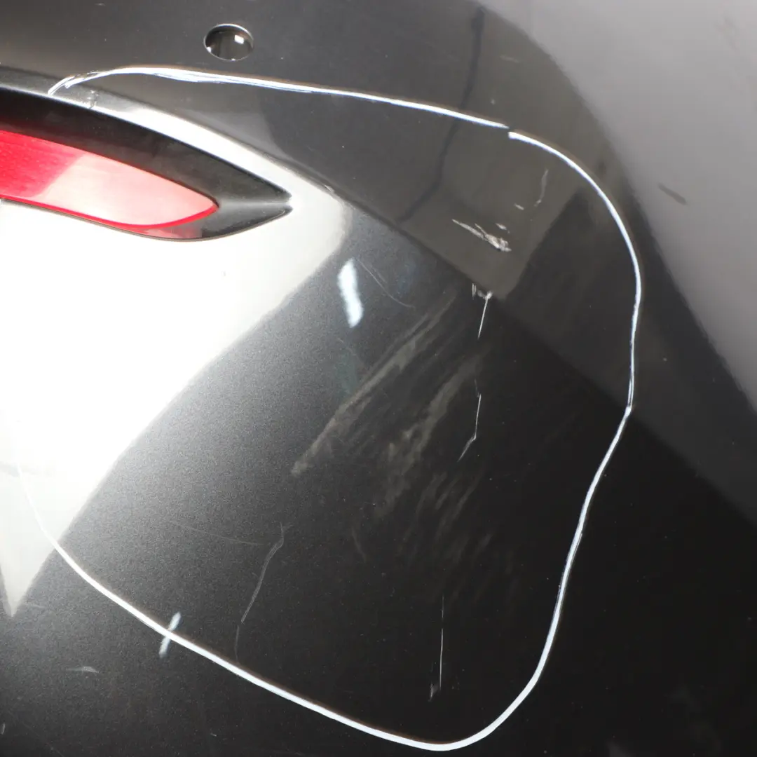 BMW F10 LCI Rear Bumper Panel PDC Sophistograu Grey Metallic - A90 - SKU 7332764-SOP - Part number 7332764