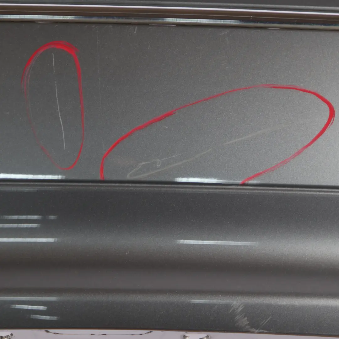 Bumper Panel PDC Covering Spacegrau Space Grey Metallic - A52 to BMW F10 LCI Rear with Part number 7332773 BMW F10 LCI Rear Bumper Panel PDC Covering Spacegrau Space Grey Metallic - A52 - SKU 7332773-SCG - Part number 7332773