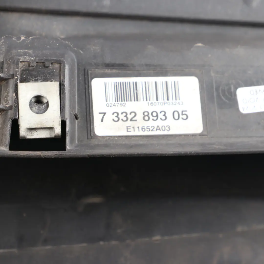 Duct Front Slam Panel Air Intake Cover Frame Mount to BMW F10 F11 LCI Air with Part number 7332893 BMW F10 F11 LCI Air Duct Front Slam Panel Air Intake Cover Frame Mount - SKU 7332893 - Part number 7332893