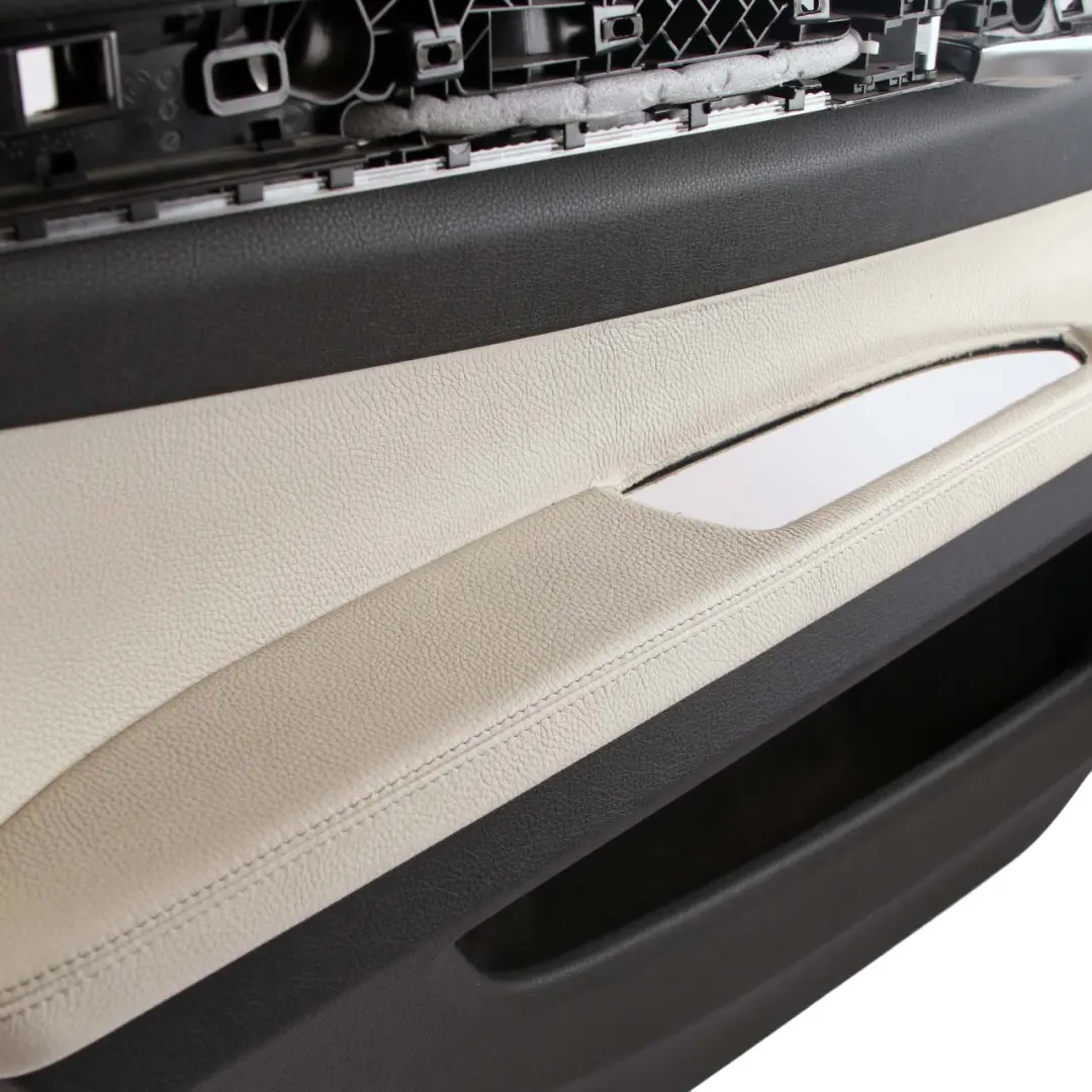 BMW F01 LCI Pannello Rivestimento Posteriore Scheda Porta Dakota Avorio Bianco - SKU 7332897 - Numero di parte 7332897