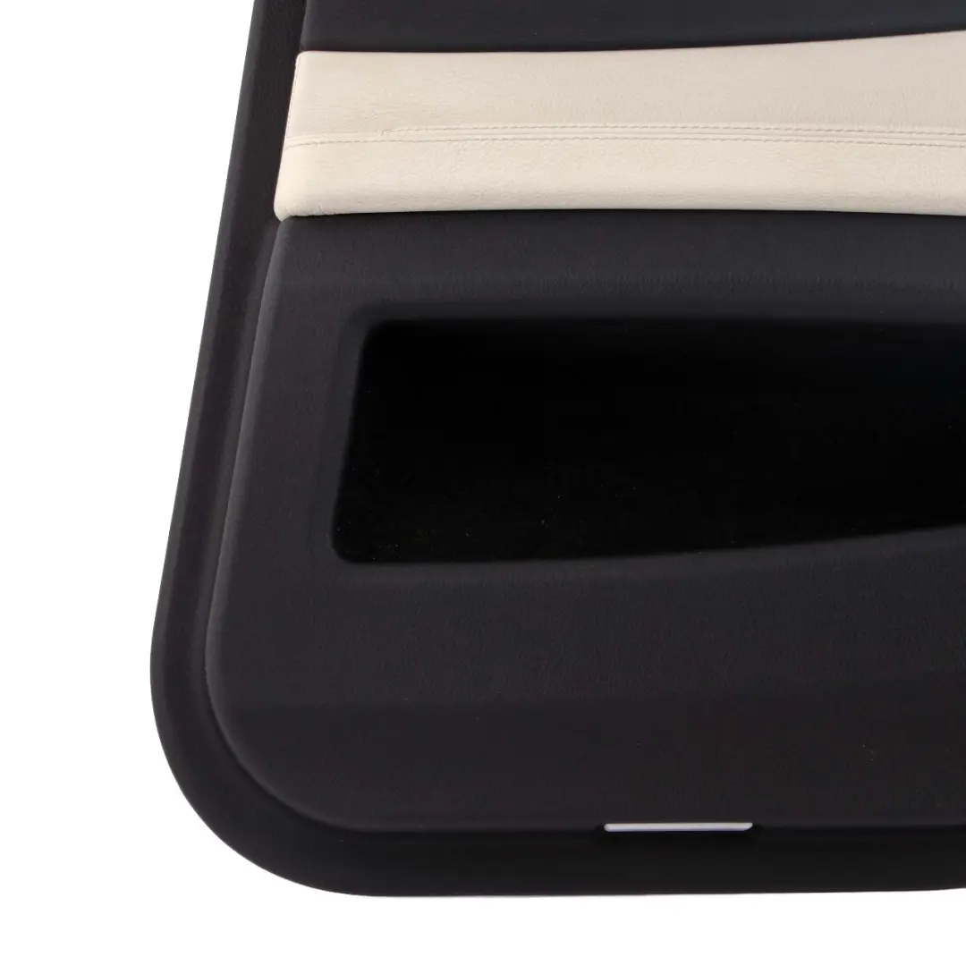 Pannello Rivestimento Posteriore Destro Scheda Porta Pelle Bianco per BMW F01 LCI con numero di parte 7332898 BMW F01 LCI Pannello Rivestimento Posteriore Destro Scheda Porta Pelle Bianco - SKU 7332898 - Numero di parte 7332898