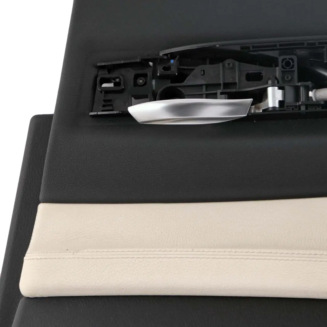 BMW 7 F01 LCI Rear Right O/S Trim Panel Door Card Leather Dakota Ivory White - SKU 7332898 - Part number 7332898