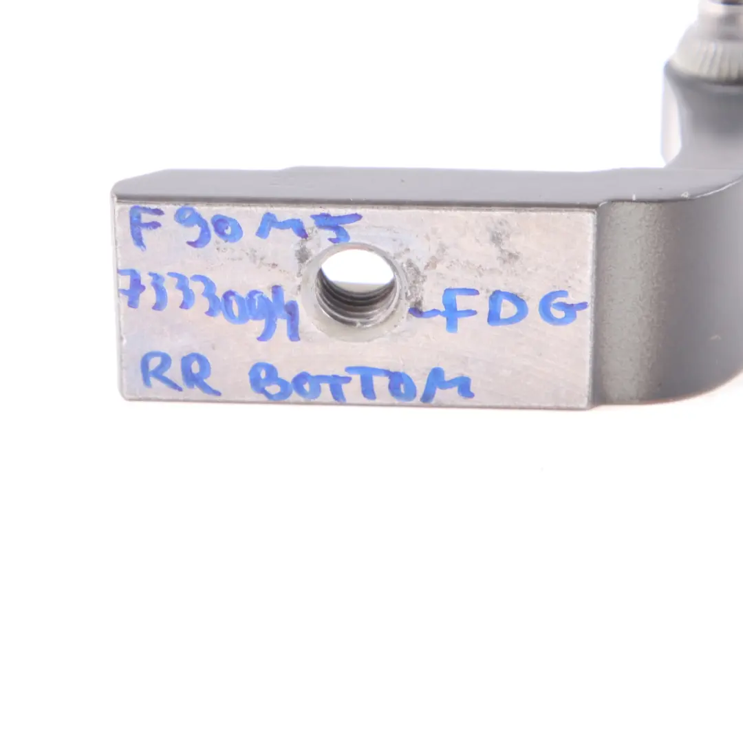 BMW G30 Door Hinge Rear Right O/S Bottom Frozen Dark Grey II - P79 - SKU 7333094-FDG - Part number 7333094