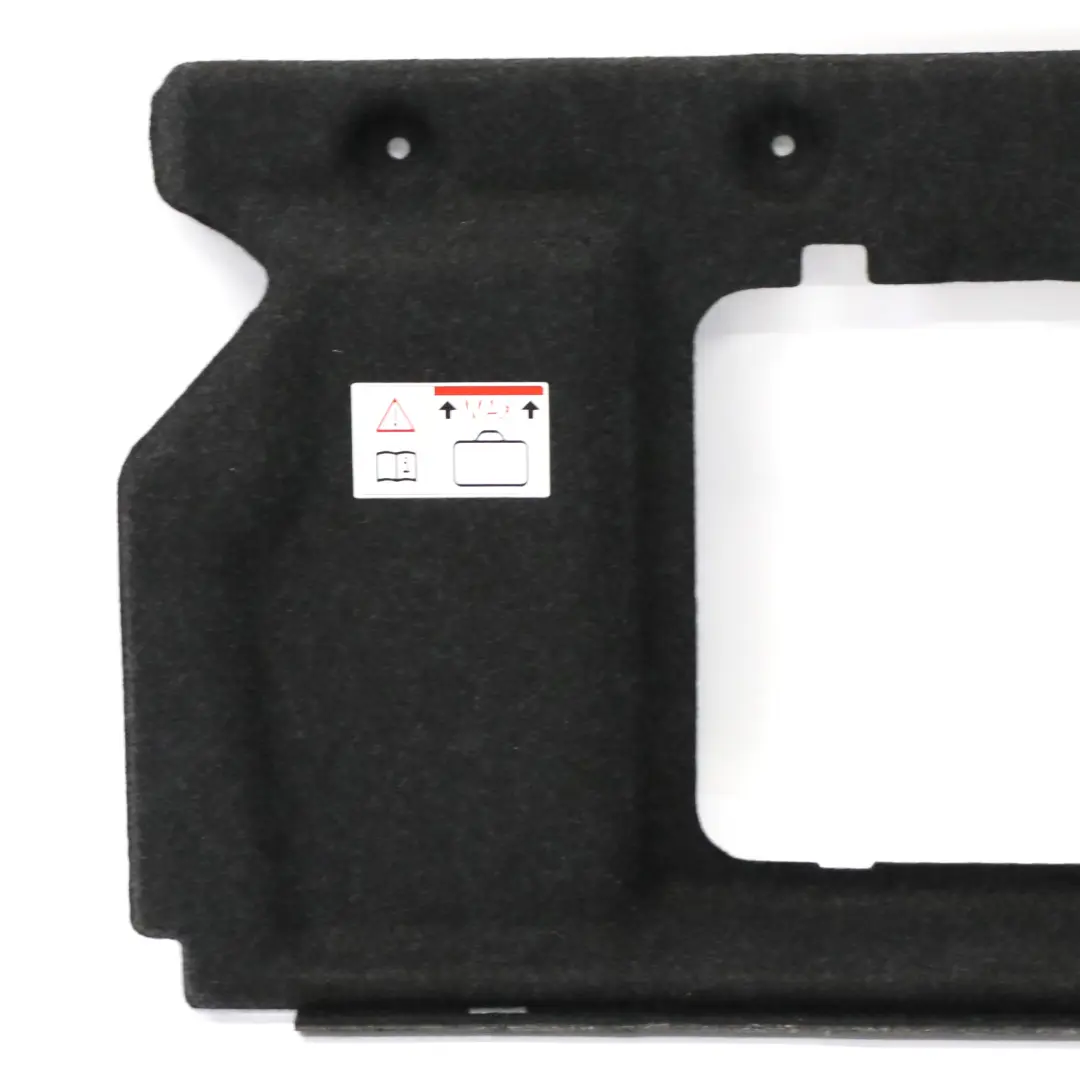 Trunk Wall BMW Z4 E89 Convertible Roadster Partition Trim Panel Black 9141544 to with Part number 7333344 Trunk Wall BMW Z4 E89 Convertible Roadster Partition Trim Panel Black 9141544 - SKU 7333344 - Part number 7333344