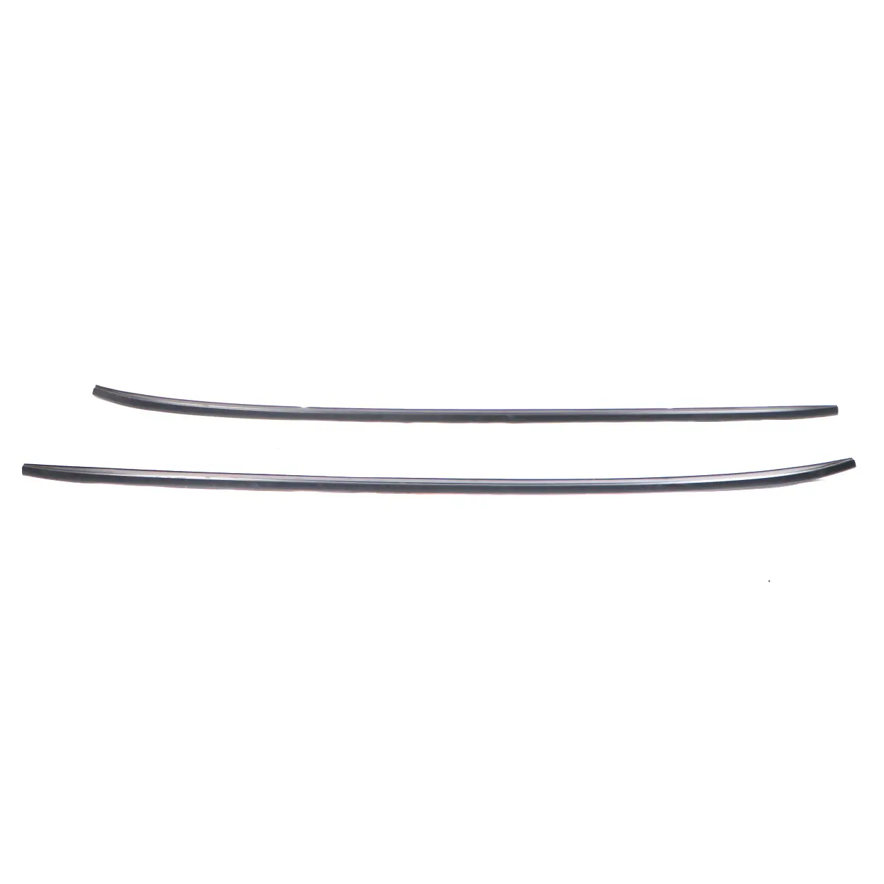 BMW F46 Gran Tourer Techo Railing Izquierda Derecha Rack Trim Strip Set Negro