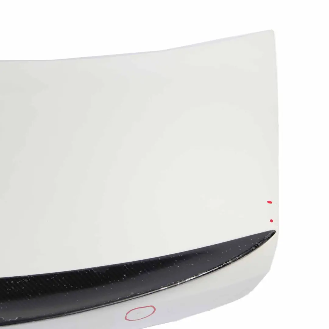 Boot Trunk Lid BMW F22 F87 M2 Rear Tailgate Mineralweiss Mineral White - A96 to with Part number 7335376 Boot Trunk Lid BMW F22 F87 M2 Rear Tailgate Mineralweiss Mineral White - A96 - SKU 7335376-MW - Part number 7335376