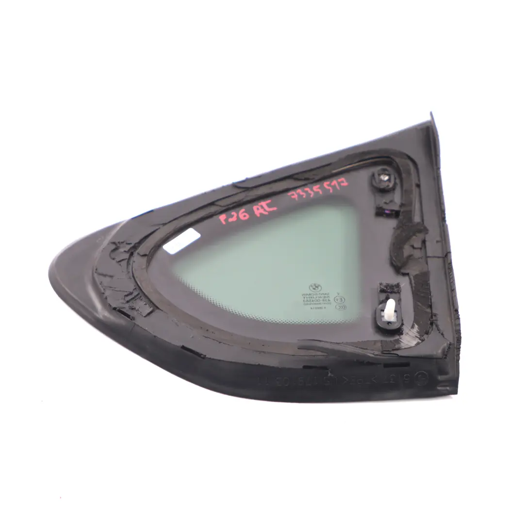  Ventana fija BMW X4 F26 Panel Trasero Izquierda Negro AS3 Protección Solar SSG - SKU 7335517 - Número de pieza 7335517