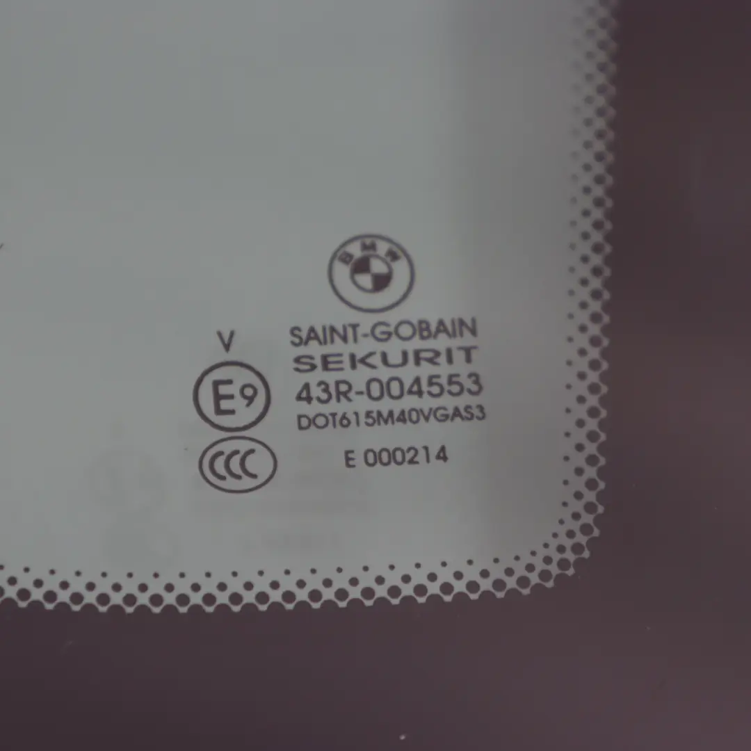 Festes Fenster BMW X4 F26 Rückwand Rechts Schwarz AS3 Sonnenschutz SSG für mit Teilenummer 7335518 Festes Fenster BMW X4 F26 Rückwand Rechts Schwarz AS3 Sonnenschutz SSG - SKU 7335518 - Teilenummer 7335518