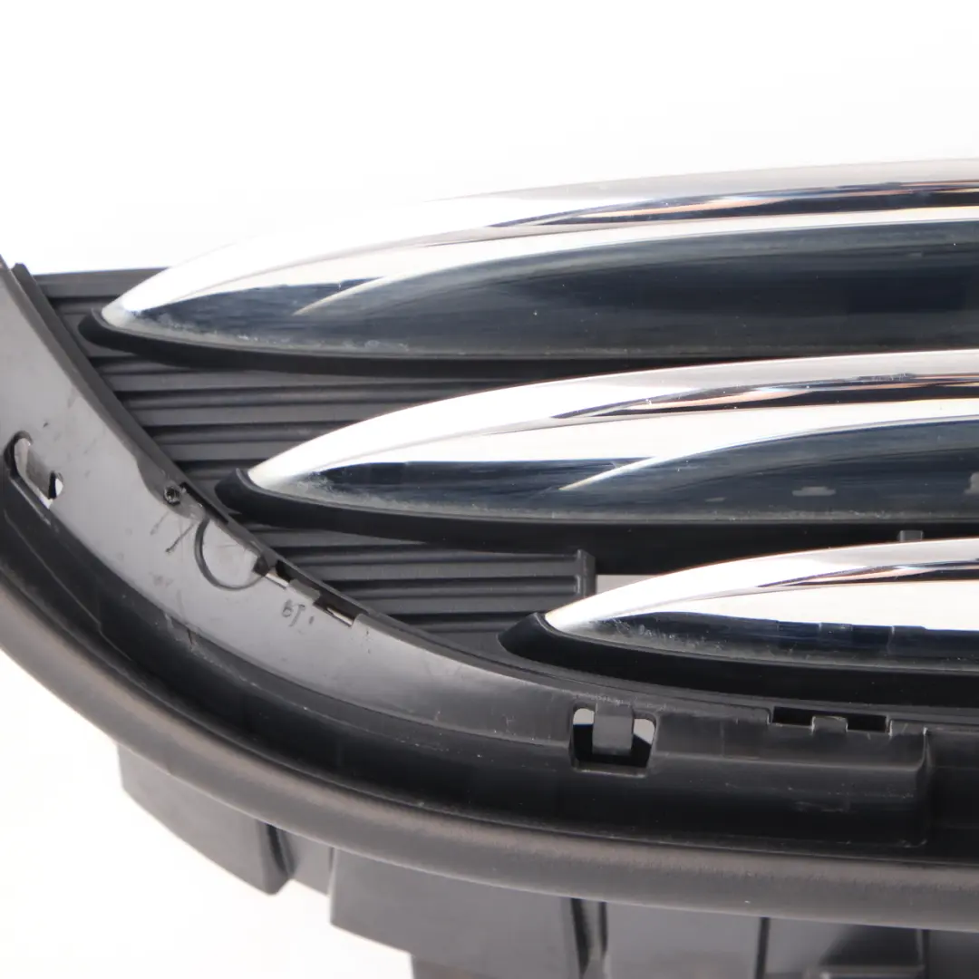 Front Grille Mini Cooper One F55 F56 F57 Bumper Upper Grill Panel Chrome to with Part number 7335529 Front Grille Mini Cooper One F55 F56 F57 Bumper Upper Grill Panel Chrome - SKU 7335529 - Part number 7335529