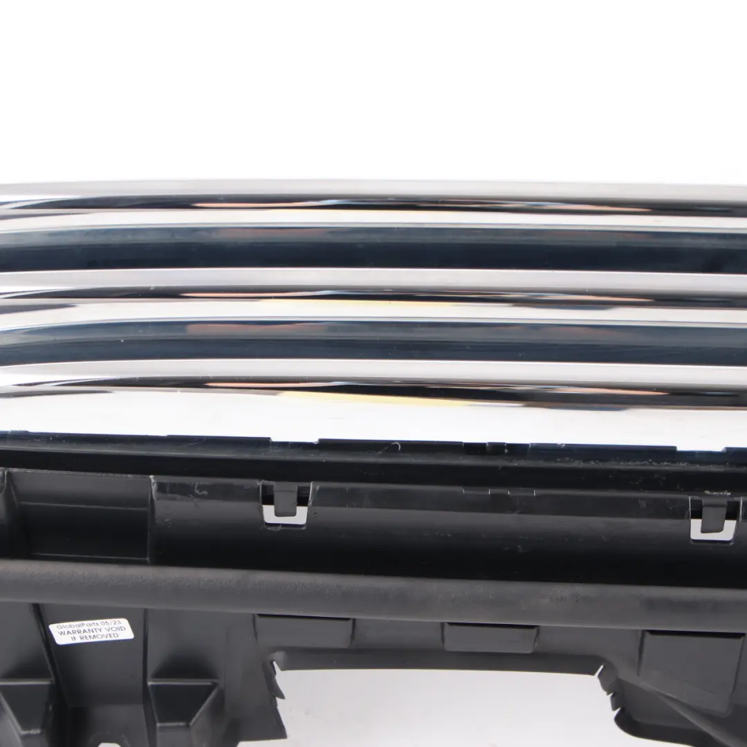 Front Grille Mini Cooper One F55 F56 F57 Bumper Upper Grill Panel Chrome to with Part number 7335529 Front Grille Mini Cooper One F55 F56 F57 Bumper Upper Grill Panel Chrome - SKU 7335529 - Part number 7335529