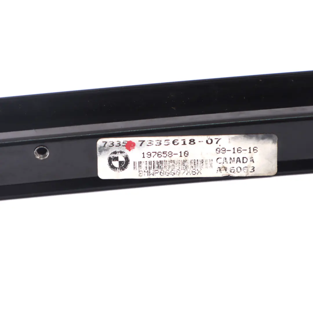 BMW X4 F26 Guide Fenêtre Couverture Toile Porte Arrière Droite Brillant - SKU 7335618 - Numéro de pièce 7335618