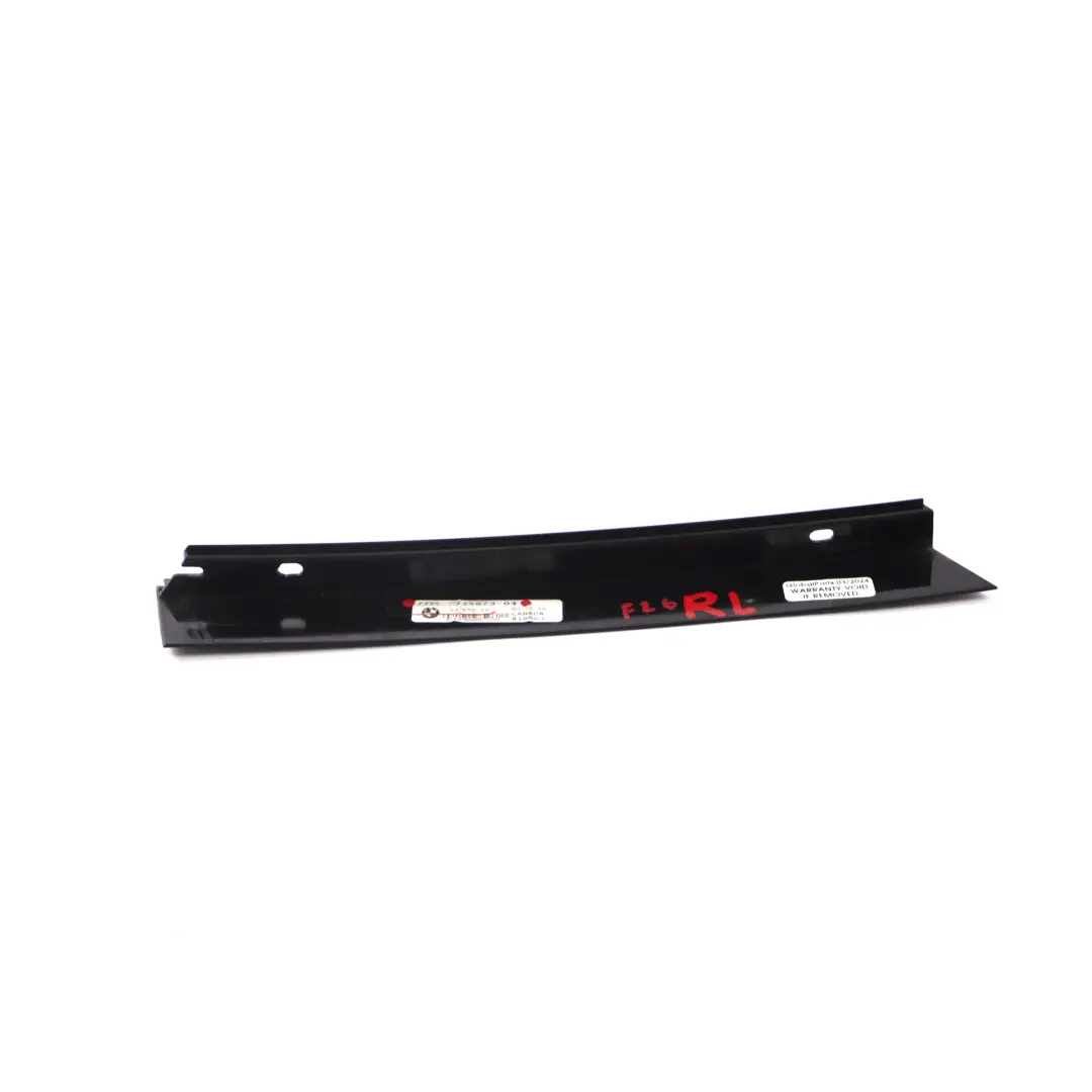 BMW X4 F26 Window Guide Rear Left N/S C-Pillar Trim Strip High Gloss - SKU 7335673 - Part number 7335673