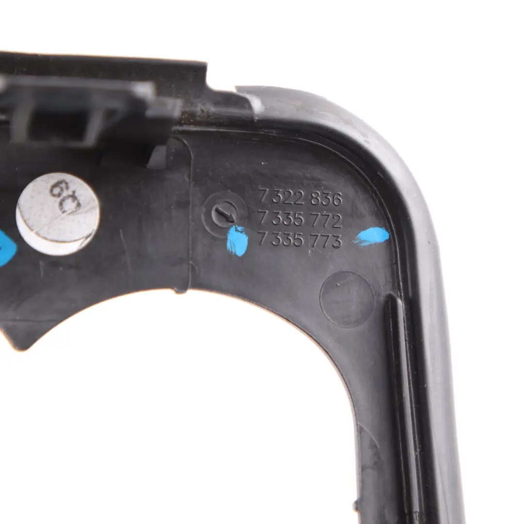 Charging Socket Actuator Cover Flap Bracket Trim Panel to BMW i3 I01 with Part number 7335773 BMW i3 I01 Charging Socket Actuator Cover Flap Bracket Trim Panel - SKU 7335773 - Part number 7335773